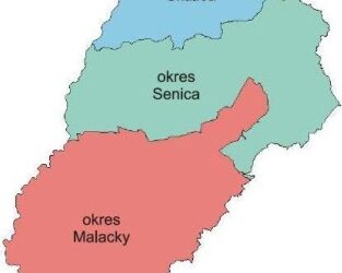 mapa Záhoria