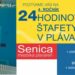 24 hodinová štafeta v plávaní Senica     /      logo podujatia