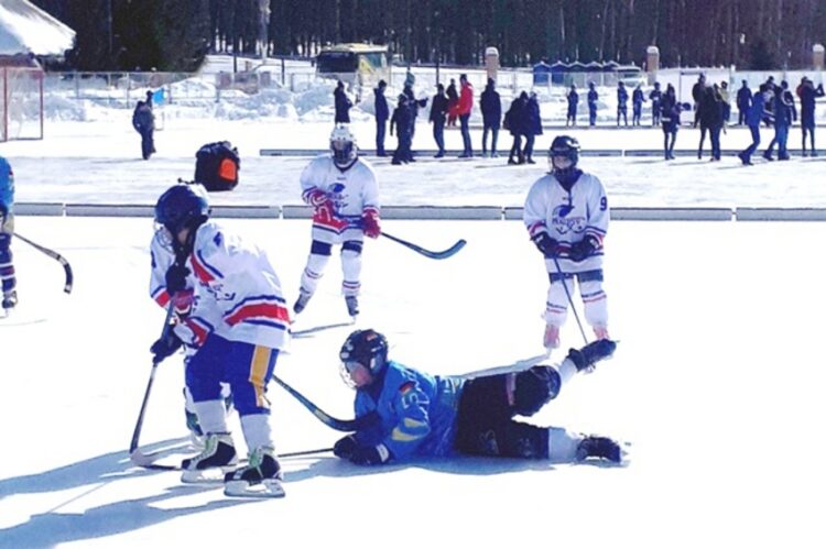 Bandy v Krasnogorsku / fotky: FB  Slovak Bandy