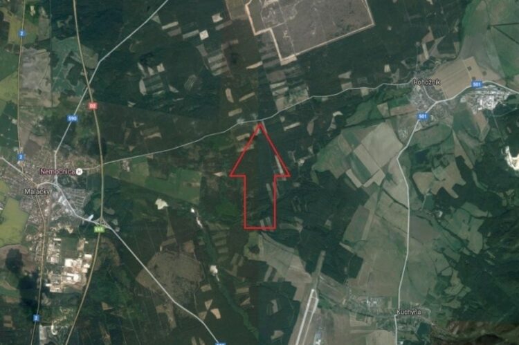 Cesta medzi Malackami a Rohožníkom od 1 septembra utavretá  / zdroj: google maps