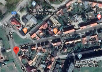 Zdroj: mapa google a SUC TTSK