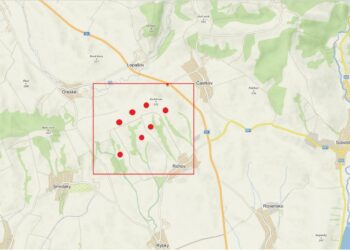 Mapa a vizualizácie z dokumentov posudzovania enviroportál