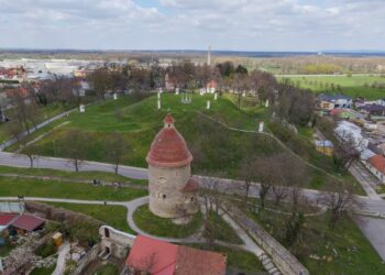 Jednou zo zastávok na tejto cyrilo-metodskej ceste je aj Rotunda sv. Juraja v Skalici. Foto autor Vladimír Miček NaZáhorí