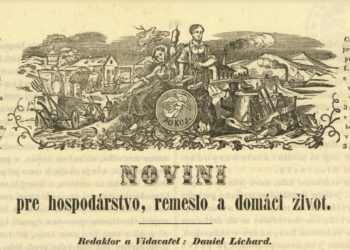 Daniel Lichard: Noviny pre hospodárstvo, remeslo a domáci život. Zdroj: slovakiana.sk