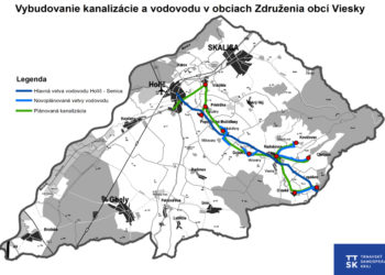 TTSK - Výstavba vodovodu a kanalizácie v obciach na Záhorí