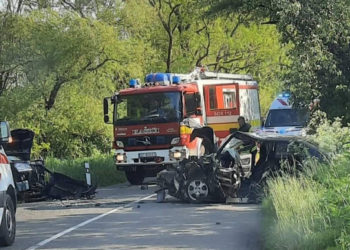 Autentické foto z nehody zdroj: zdroj:  FB P. Urbánek