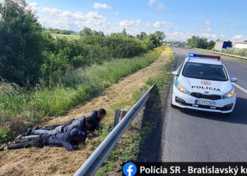 autentické foto: zdroj Polícia Bratislavský kraj FB