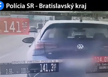 Rýchlosť D2 zdroj: Polícia KR PZ v BA