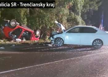 Fotky z tragickej nehody zdroj: Polícia KR PZ v Trenčíne