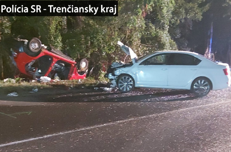 Fotky z tragickej nehody zdroj: Polícia KR PZ v Trenčíne