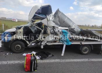 Ďalšia nehoda pred hraničným priechodom Brodské. Zdroj: Polícia SR