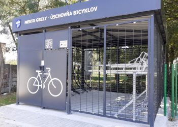 Prístrešok na bicykle zdroj: Mesto Gbely