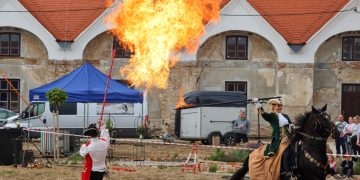 V Kopčanoch oficiálne ukončili turistickú sezónu podujatím Návrat Š.F. Lotrinského na panstvá Holíč a Hodonín. Autor: Vladimír Miček