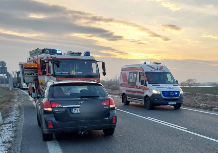 Dnešná tragická nehodu na obchvate Skalice zdroj: KR PZ v Trnave