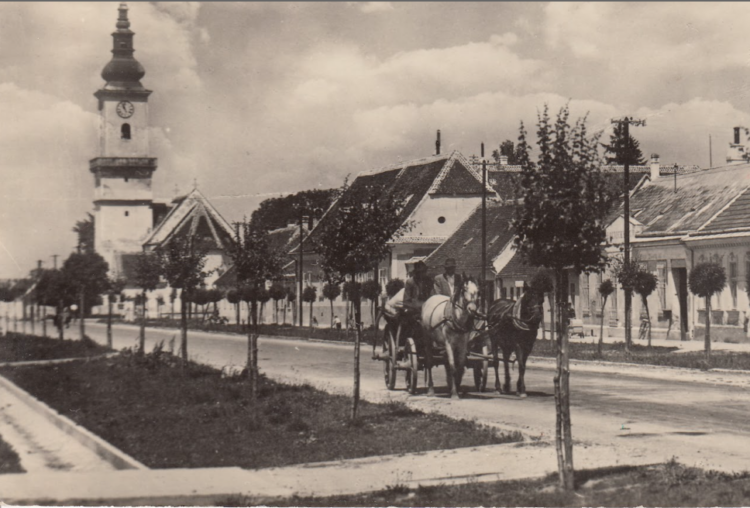 Dnešná Záhorácka ulica v Malackách zdroj: Historické pohľadnice