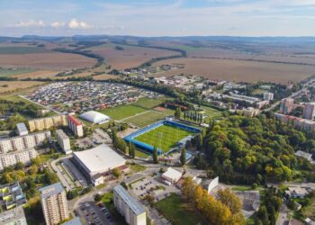 Zimný štadión a futbalový štadión Senica foto Vladimír Miček NaZáhorí